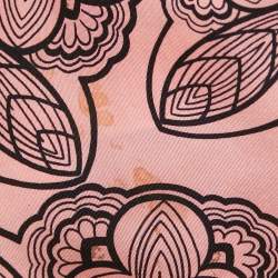 Pre Owned Marni Pink Printed Silk Full Sleeve Top M