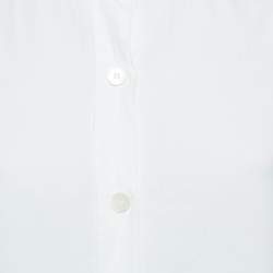 Pre Owned Marni White Cotton Button Front Blouse S