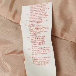 Pre Owned Marni Green Floral Embroidered Jacquard Short Coat S