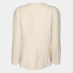 Marni Cream Cotton Button Front Jacket M