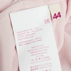 Marni Pink Crepe Button Front Long Shirt M