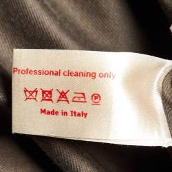 Pre Owned Marni Brown Cotton Blend Shift Dress L