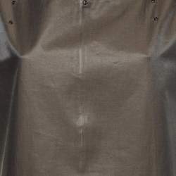 Pre Owned Marni Brown Cotton Blend Shift Dress L