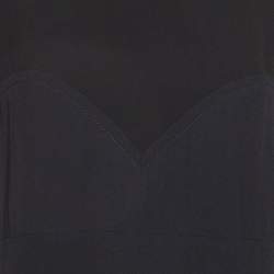 Pre Owned Marni Black Crepe Long Sleeve Midi Dress M