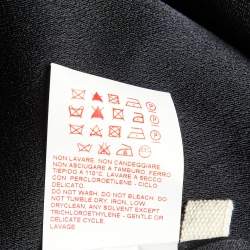 Pre Owned Marni Black Crepe Long Sleeve Midi Dress M