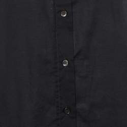 Marni Midnight Blue Cotton Short Sleeve Shirt M