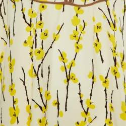 Marni Cream printed Silk Crepe Top M