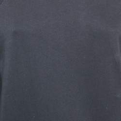 Marni Navy Blue Cotton Crew Neck Long Sleeve Sweatshirt S