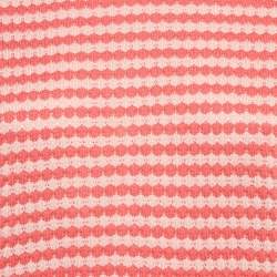 Marni Pink Honeycomb Pattern Cotton Sleeveless Jumper M