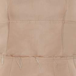 Marni Beige Satin Sleeveless Top S