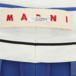 Marni Blue Cotton Trouser S