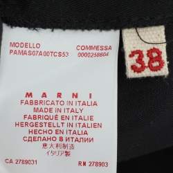 Marni Black Cotton Silk Shorts S
