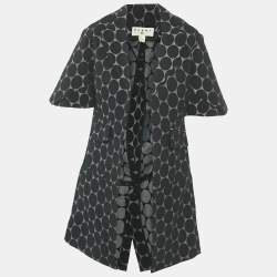 Marni x H&M Black Dots Jacquard Open Front Jacket XS