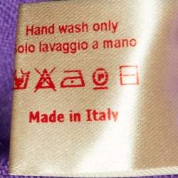 Marni Purple Cashmere Double Breasted Cardigan M