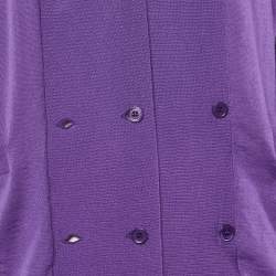 Marni Purple Cashmere Double Breasted Cardigan M