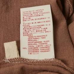 Pre Owned Marni Pale Pink Cashmere Knit Cardigan S