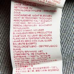 Pre Owned Marni Dark Blue Denim Button Front Long Coat S