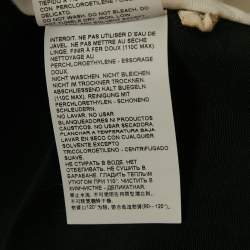 Pre Owned Marni Black Cotton Blend Pleated Knee Length Skirt S