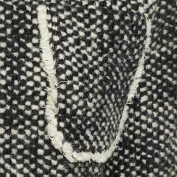 Pre Owned Marni Black/White Knitted Wool Pockets Open Front Jacket S