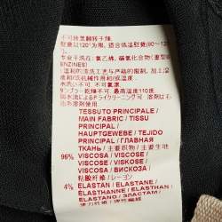 Pre Owned Marni Black Crepe Knee Length Skirt L