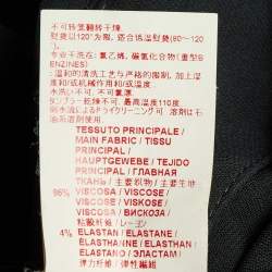 Pre Owned Marni Black Crepe Knee Length Skirt L