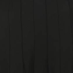 Pre Owned Marni Black Stretch Wool Flared Maxi Skirt S