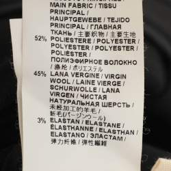 Pre Owned Marni Black Stretch Wool Flared Maxi Skirt S