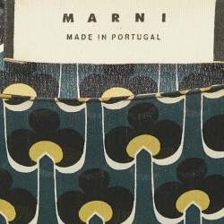 Pre Owned Marni Multicolor Printed Silk Loose Fit Short Dress M