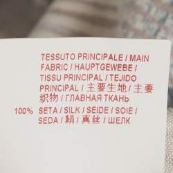 Pre Owned Marni Brown/Navy Blue Printed Silk Midi Dress M