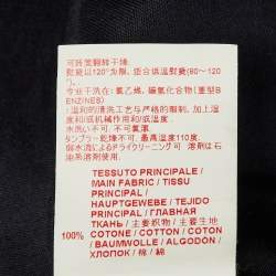 Pre Owned Marni Navy Blue Cotton Elastic Waist Pants M