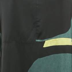 Pre Owned فستان مارني شيفت ساتان متعدد الألوان مقاس كبير - ميديوم