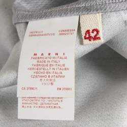 Pre Owned فستان مارني شيفت ساتان متعدد الألوان مقاس كبير - ميديوم