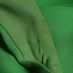 Pre Owned Marni Green Crepe Sleeveless Mini Dress M