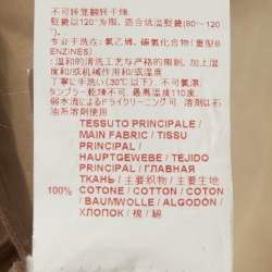 Pre Owned Marni Camel Brown Cotton Skinny Trousers M