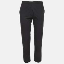 مملوكة مسبقًا Marni Black Cotton Skinny Trousers S