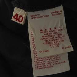 مملوكة مسبقًا بنطال مارني ضيق قطن أسود مقاس صغير - سمول