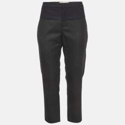مملوكة مسبقًا Marni Grey Gabardine Wool Trousers M