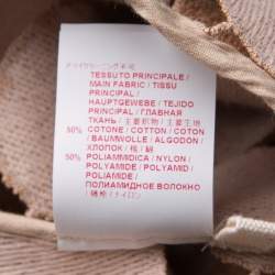 Pre Owned Marni Sand Brown Circular Guipure Lace Sleeveless Shift Dress M