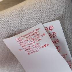 Pre Owned Marni Monochrome Ruffle Trim Shift Dress S