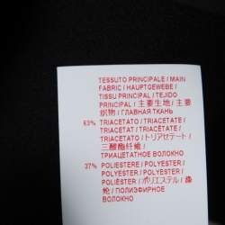 Pre Owned Marni Black Crepe Crystal Embellished Button Detail Pinafore Dress M