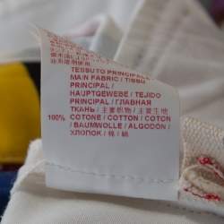 Marni Multicolor Wide Striped Cotton Shorts S