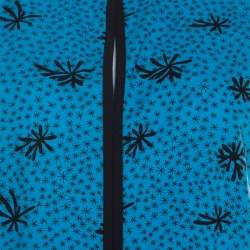 Marni Blue and Black Printed Cotton Sleeveless Top M
