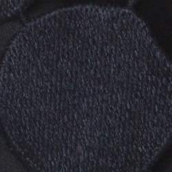Marni Navy Blue Cotton Blend Macrame Dot Peplum Tunic S