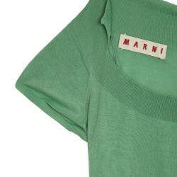 Pre Owned Marni Short Sleeve Knit Top XS
