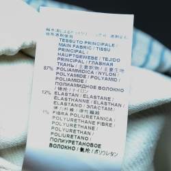 Pre Owned Marni x Brian Rea Cream Printed Stretch Knit Turtle Neck Sleeveless Top M