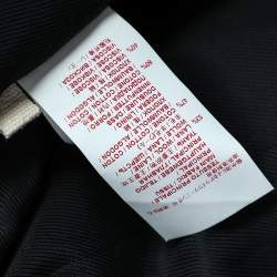 Pre Owned Marni Navy Blue Wool & Cotton Double Breasted Jacket L