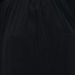 Pre Owned Marni Black Crepe Asymmetric Hem Dress M