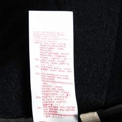 Marni Black Wool Overlay Detail Sleeveless Coat M