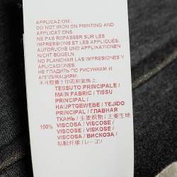 Pre Owned Marni Black Neoprene Foil Print Oversized Sweatshirt S