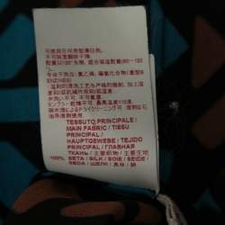 Pre Owned Marni Black Printed Silk Flared Hem Blouse S